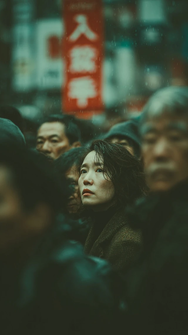 Shibuya Election Speech Close Up Cinematic