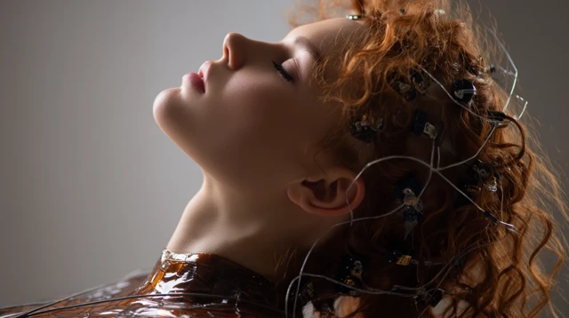 Cyberpunk Model Futuristic Fashion Photography