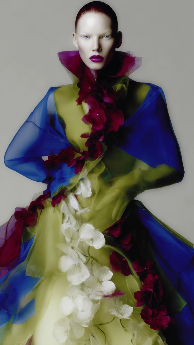 Alexander McQueen Givenchy Campaign Editorial Photo