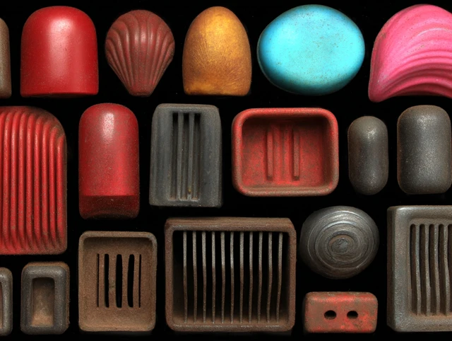 Scrap Dealer Collection Colorful Metal and Plastic Objects