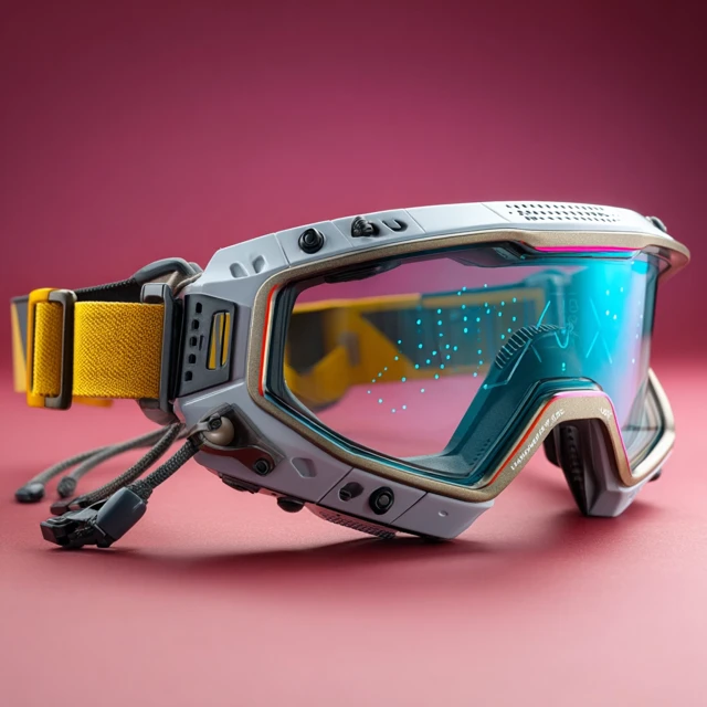 Futuristic Pickleball Goggles AR HeadsUp Display