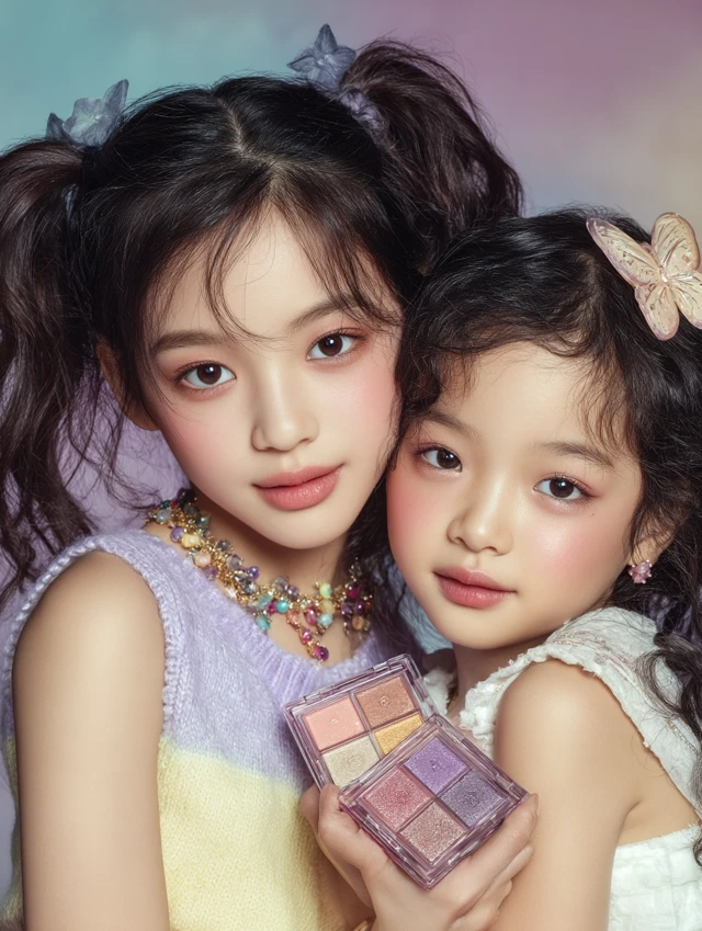 Beautiful Asian Girls Makeup Photo Commercial
