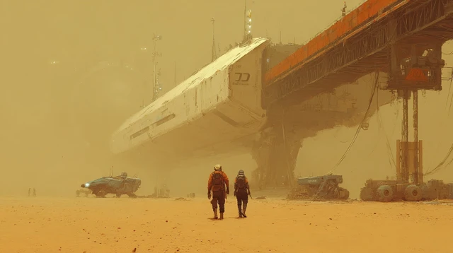 Mining Colony Outpost Alien Dust Foreboding