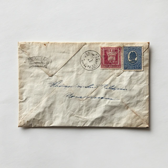 Vintage Australian Envelope 1960s Handwritten Address