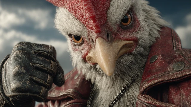 Kaiser The Bounty Hunter Rooster Cinematic Portrait
