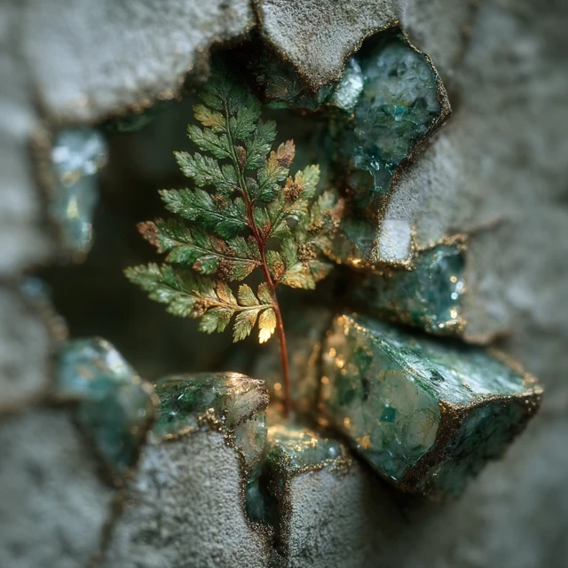 Nature Healing Fracture Illustrated Art
