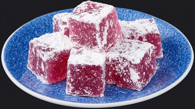 Turkish Delight Close Up Professional Photography