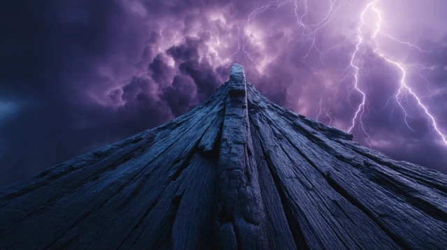 Stormy Seas Shipwreck Hyperrealistic Photography