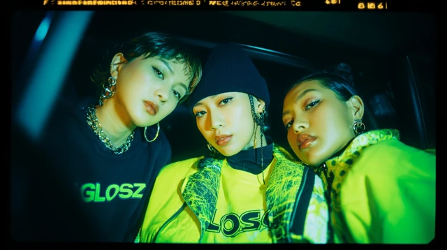 Kpop Idols in Hip Hop Style Fashion Photoshoot