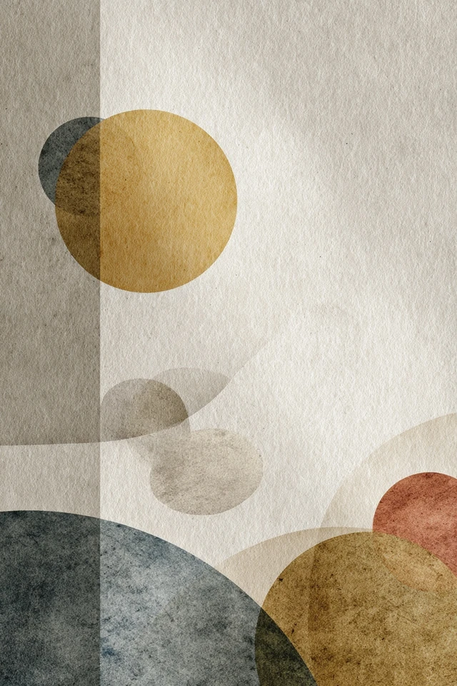 Japanese Minimalist Background WabiSabi Earth Tones