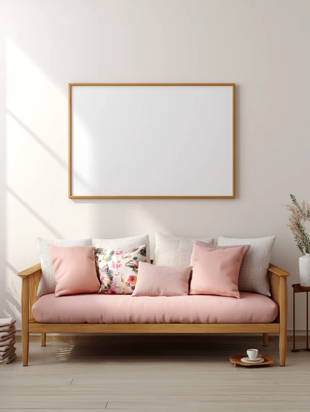 Feminine Interior Design with Pink Accents