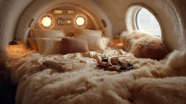 Star Trek Bedroom on Alien Planet