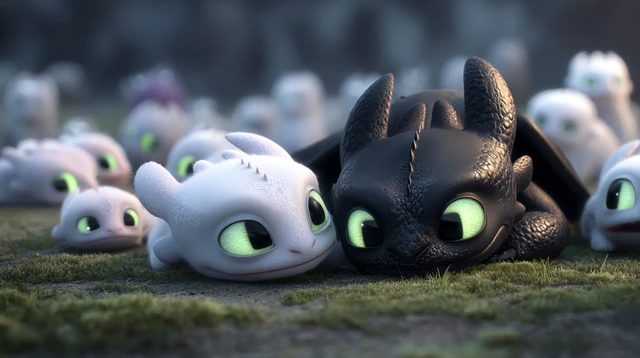 How to Train Your Dragon Night Fury Dragons Pixar