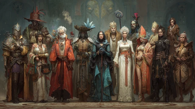 Archetypal Characters Fantasy Art