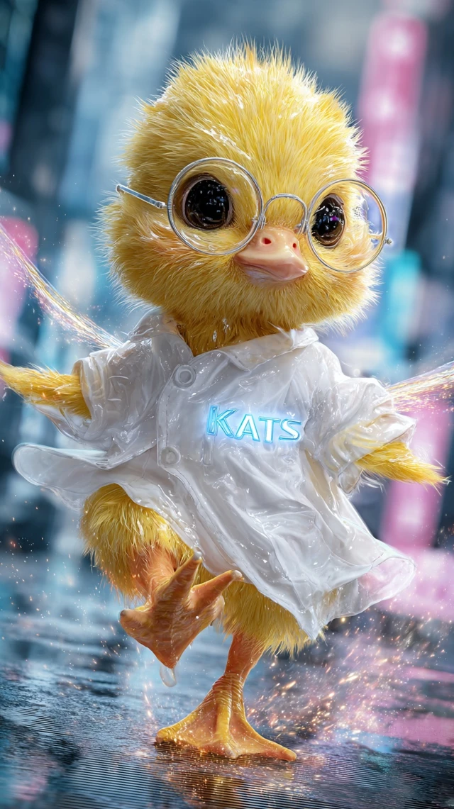 Smart Baby Duckling in Glasses KAIST