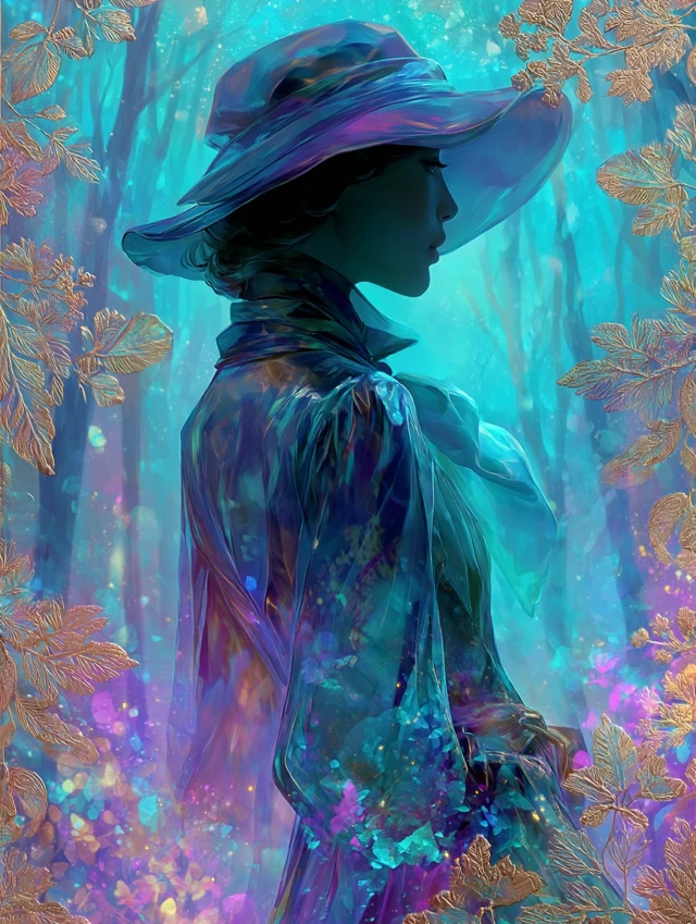 Enchanting Witch Double Exposure Art
