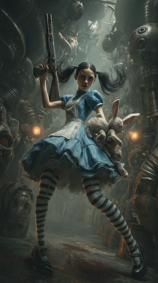 Steampunk Dorothy Dark Gothic Art
