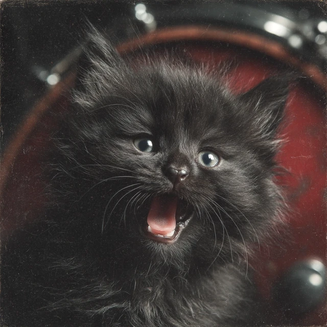Black Metal Kitten Album Art