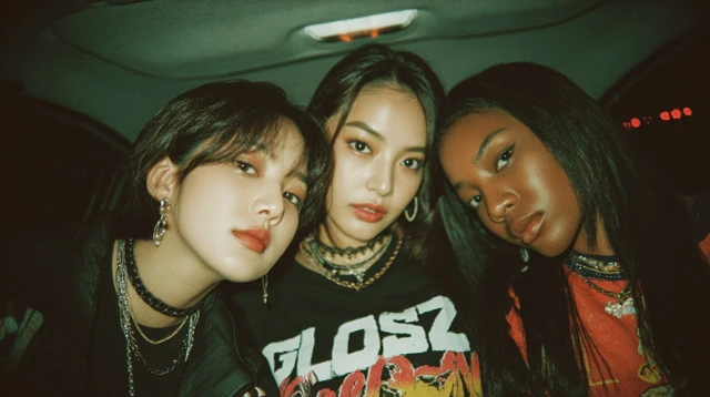 Kpop Idols in Hip Hop Style Fashion Photoshoot