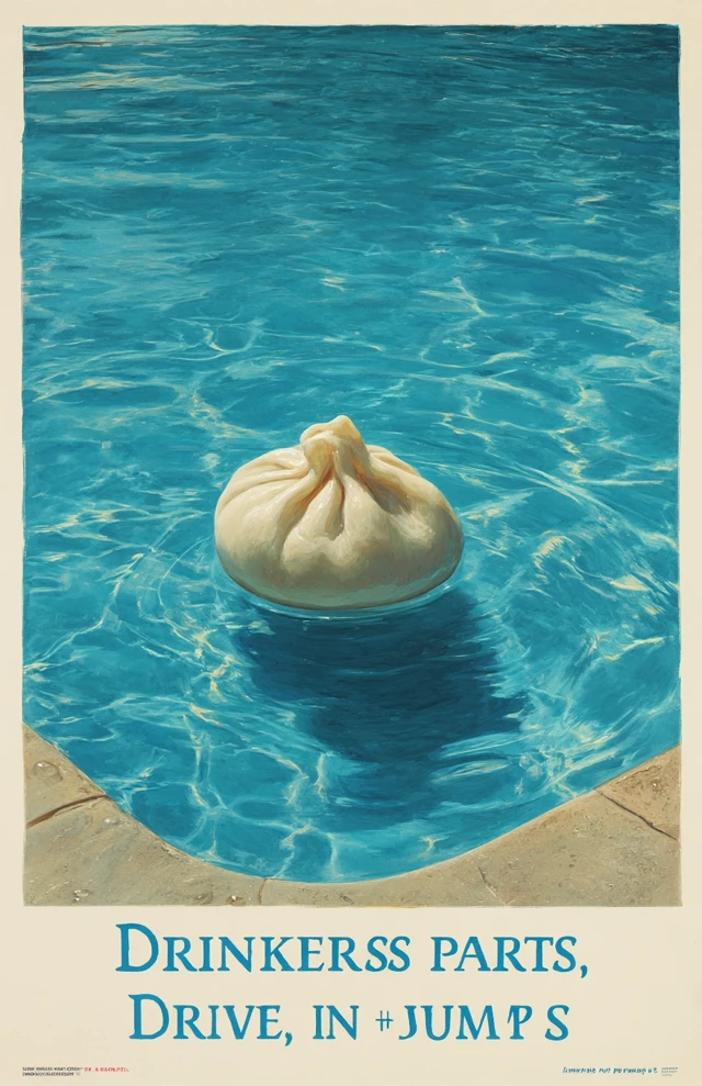 Pool Party Poster Drinkers Drive Ins Dumplings