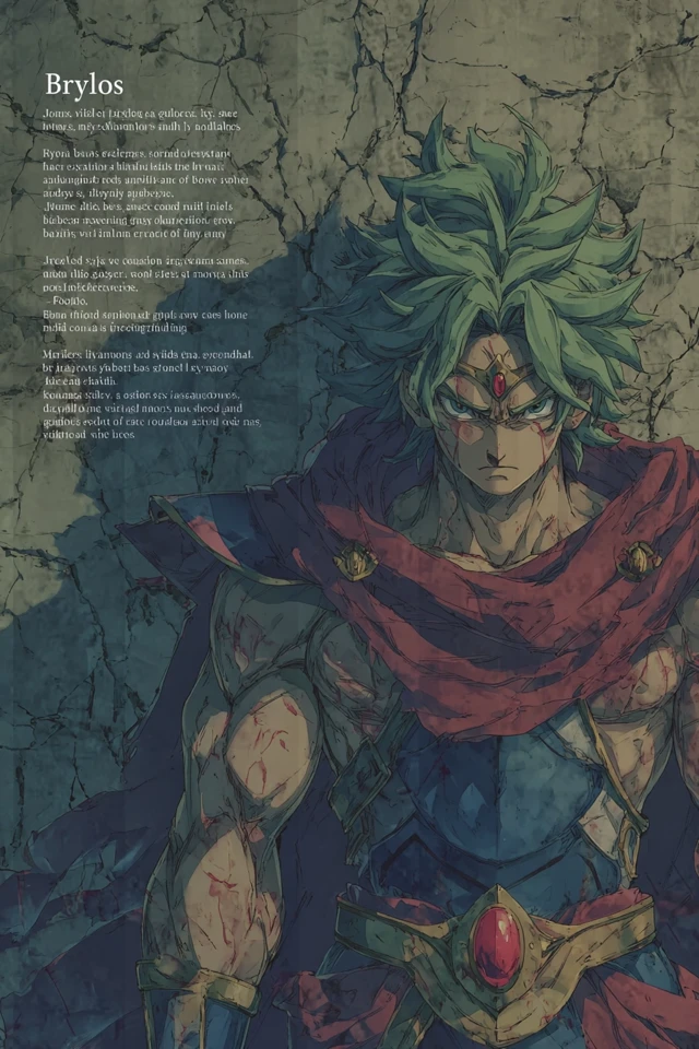 Epic Anime Warrior with Sword and Armor