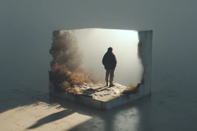 3D Rendered Human Model on Block Graded Movie Style