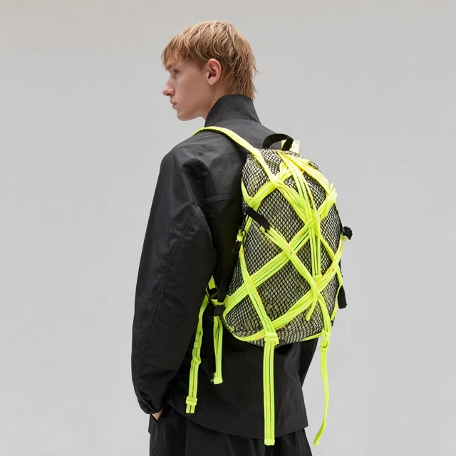 Highlighter Yellow Backpack Designed by Nendo