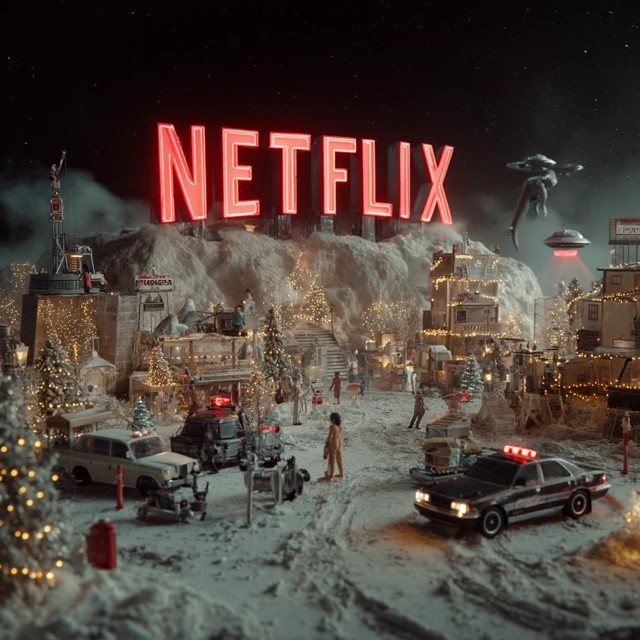 Netflix Christmas Diorama Holiday Chaos