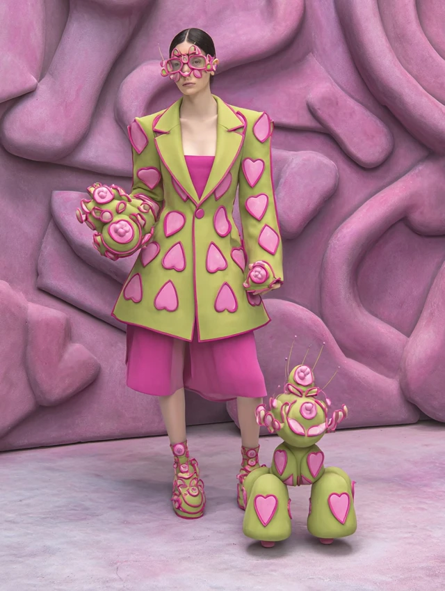 Pop Art Fashion with Whimsical Figurines