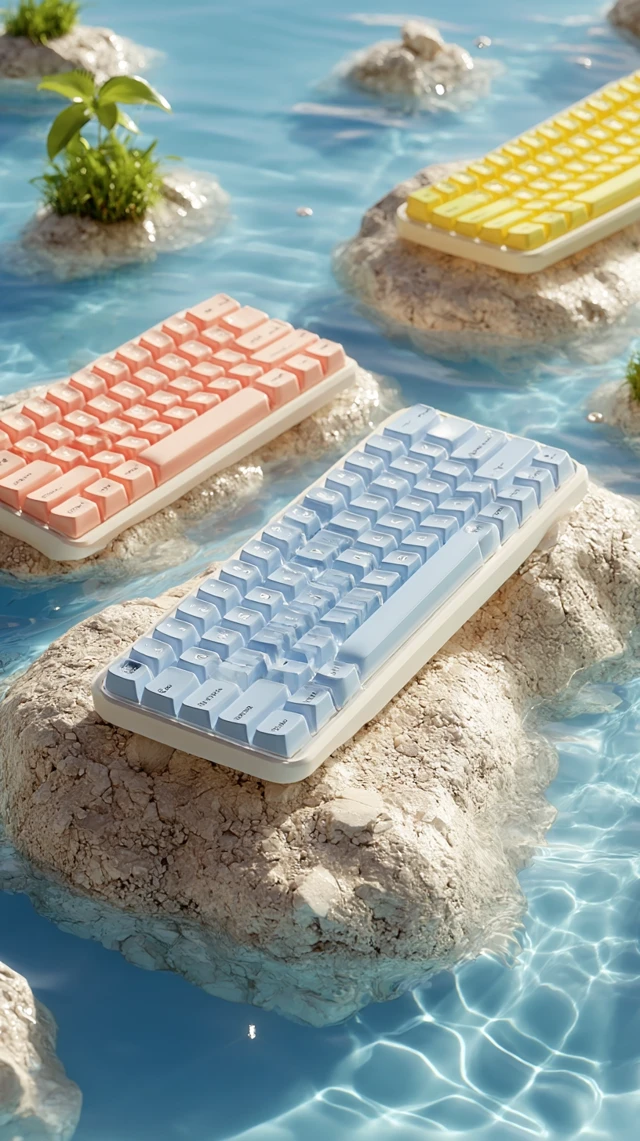 Keyboard Product Designs Floating Island Photography