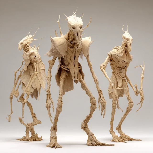 Bone and Sinew Creatures Strange Humanoids