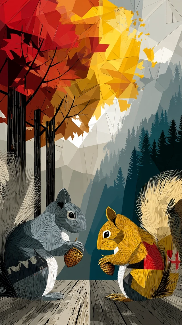 Squirrels Trading Acorns World Economic Forum