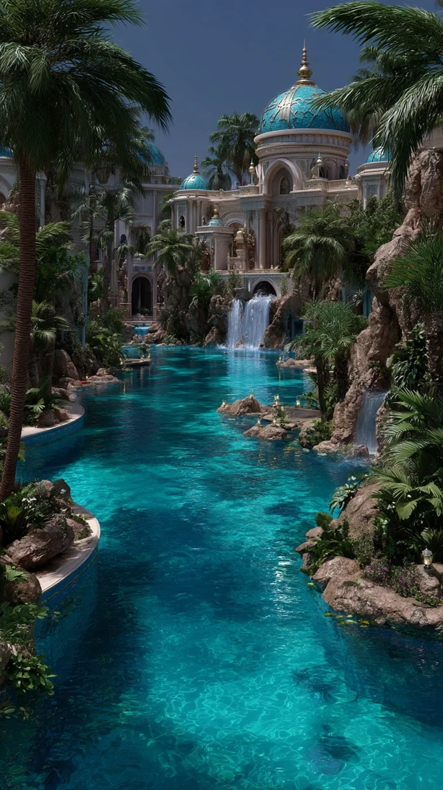 Desert Oasis Paradise Arabian Nights
