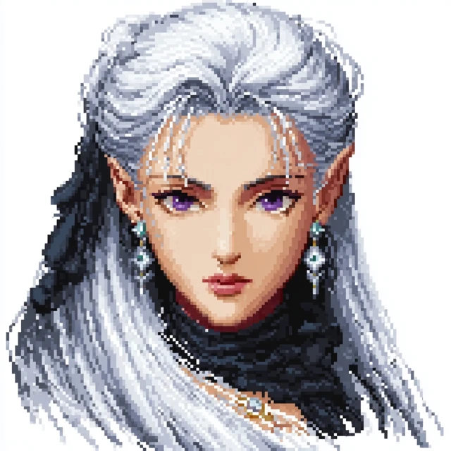 Pixel Art Elf Maiden Heroes of Might and Magic