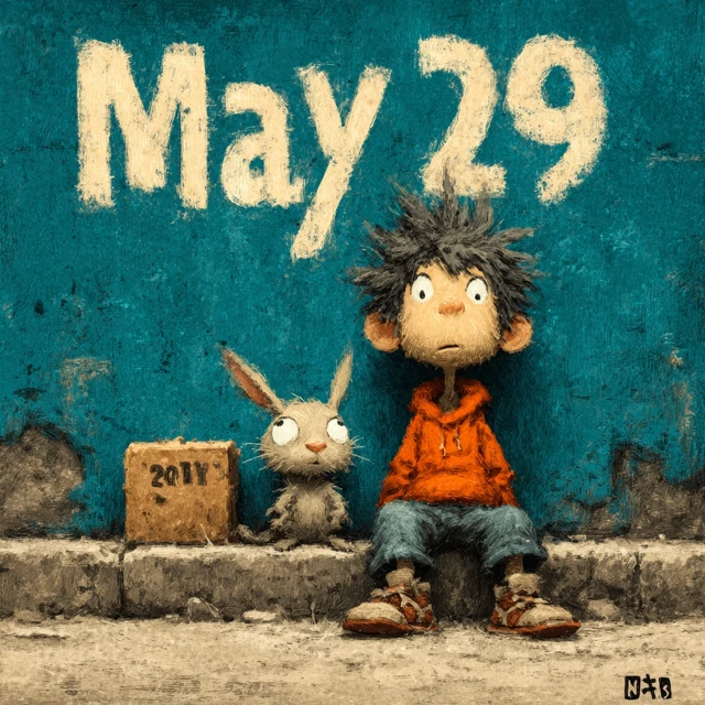 May29 A Funny Story of a Man and a Rabbit