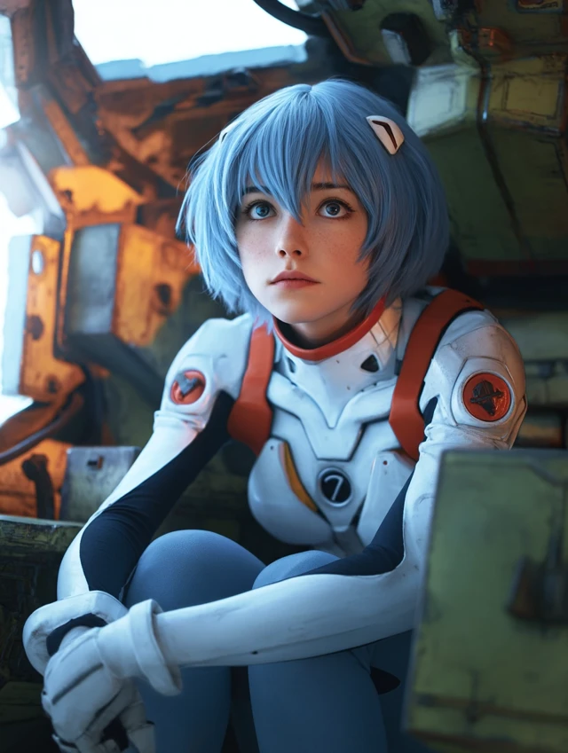 Rei Ayanami Cosplay Ultra Realistic Evangelion