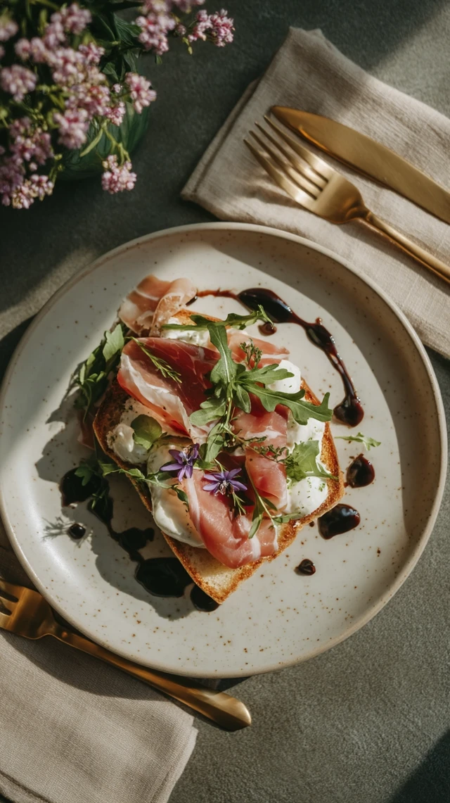 Elegant Italian Deli Sandwich Food Styling