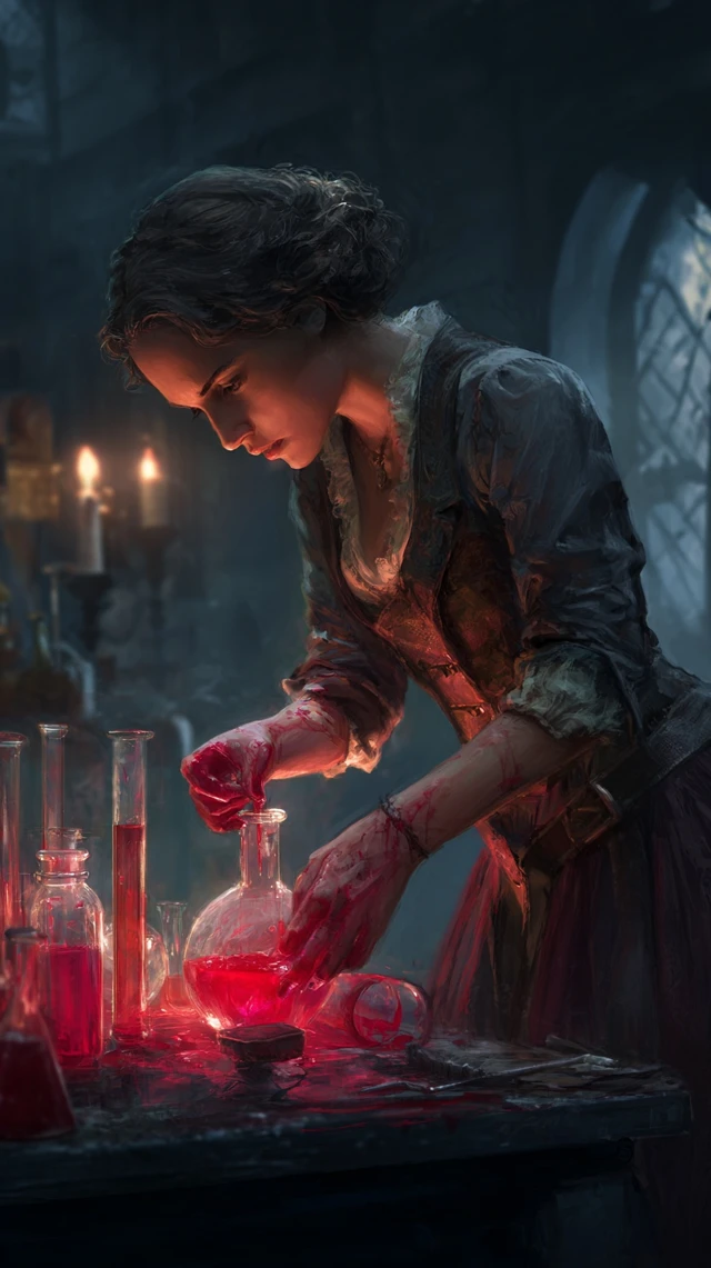 The Alchemist Potion Maker Dark Fantasy