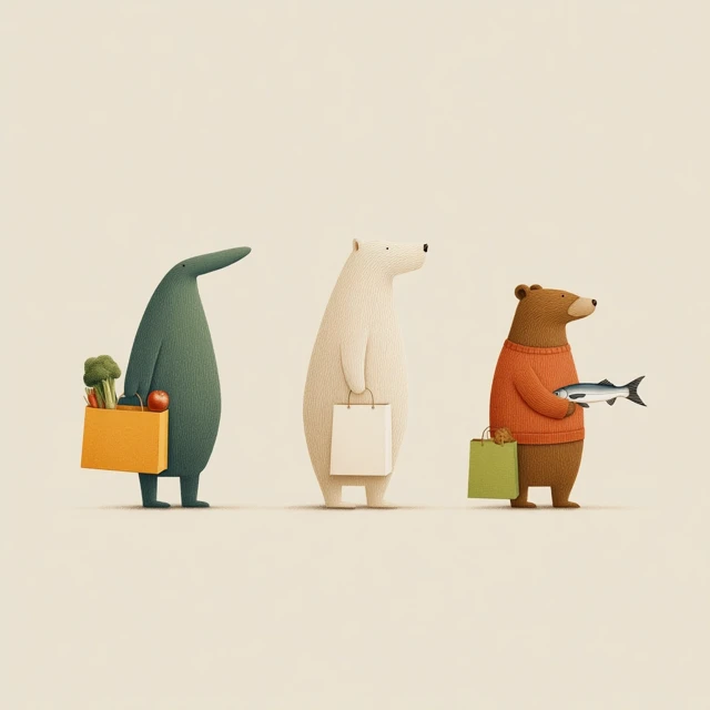 Herbivores Carnivores Omnivores Shopping