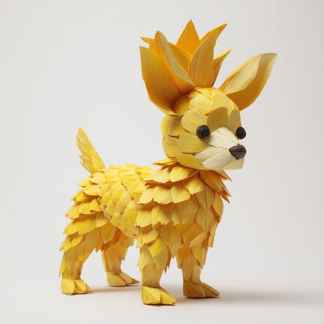 Paper Art Pineapple Puppy Origami