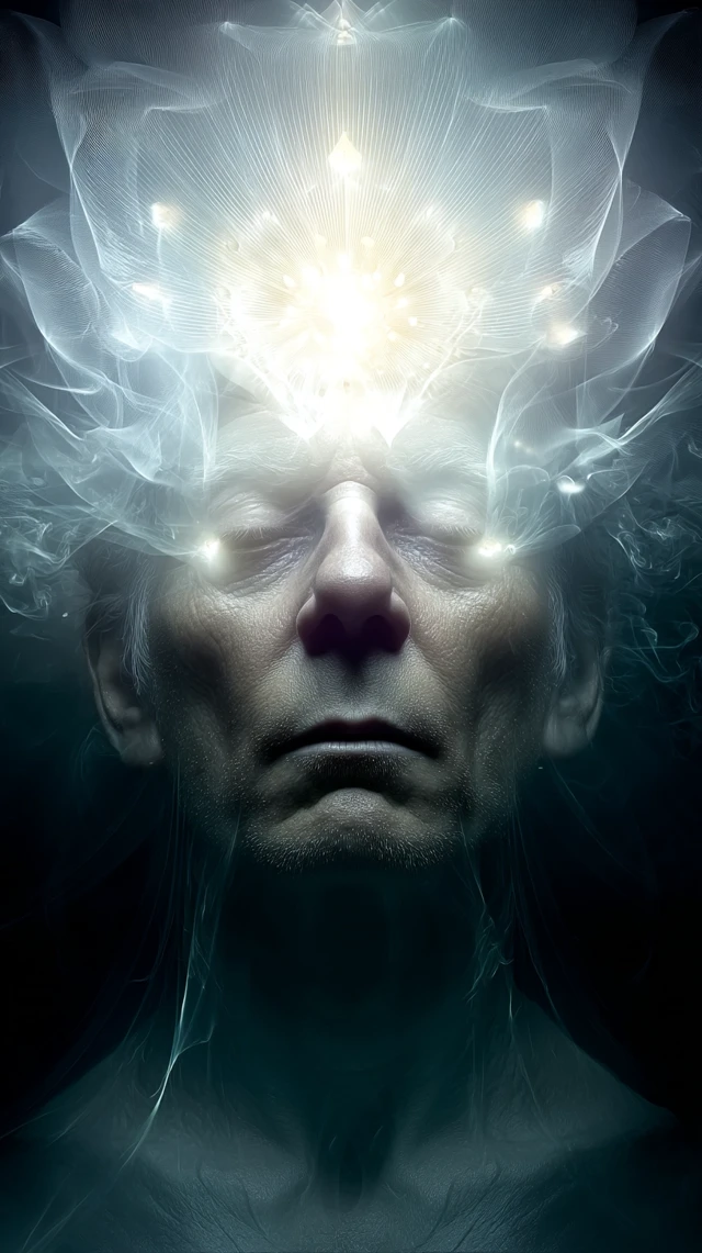 Photorealistic Psychic Portrait Symmetric