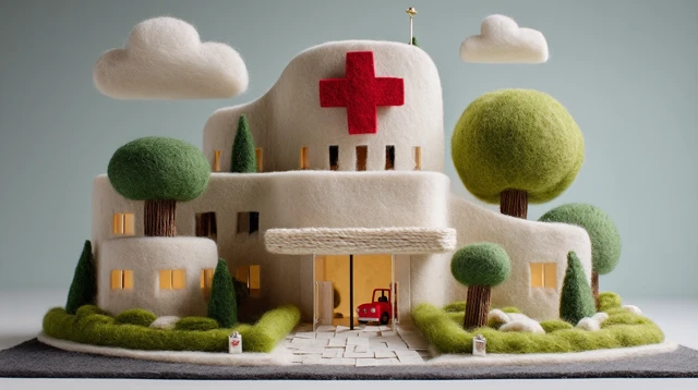 Handmade Hospital Stop Motion Art