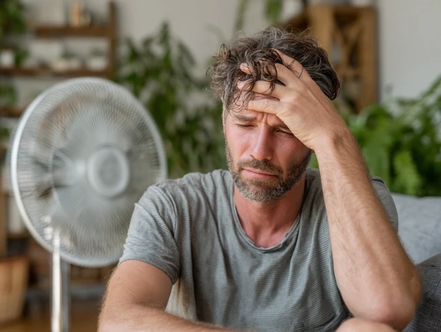 Frustrated Homeowner in a Hot House