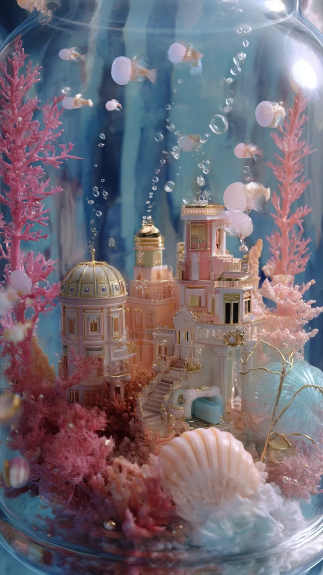 MIU MIU Handbags Underwater Fantasy 3D Render