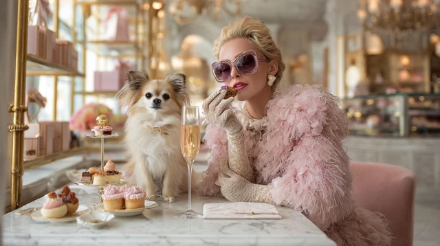 Luxury Dessert Boutique Fashion Editorial