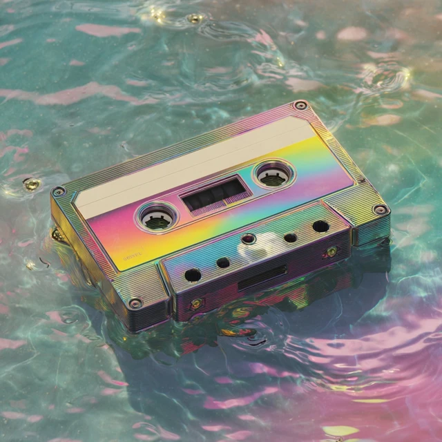 Mixtape in Water Psychedelic Vintage Art