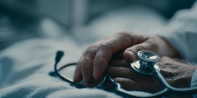 Medical Stethoscope Close Up Hospital Scene Movie Still