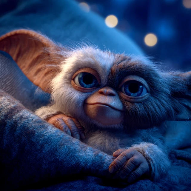 Gizmo Mogwai HD Photo Cinematic Blue Light