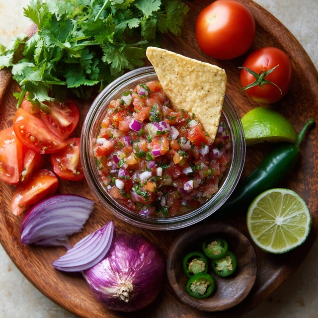 Fresh Pico de Gallo Recipe Delicious Ingredients