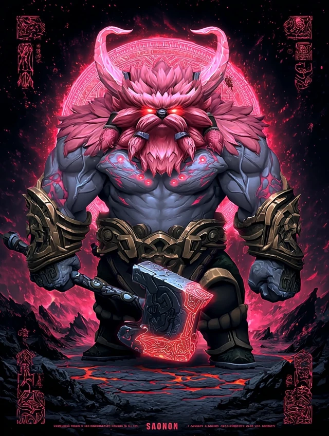 Ornn Godforge Steampunk Norse Mythology